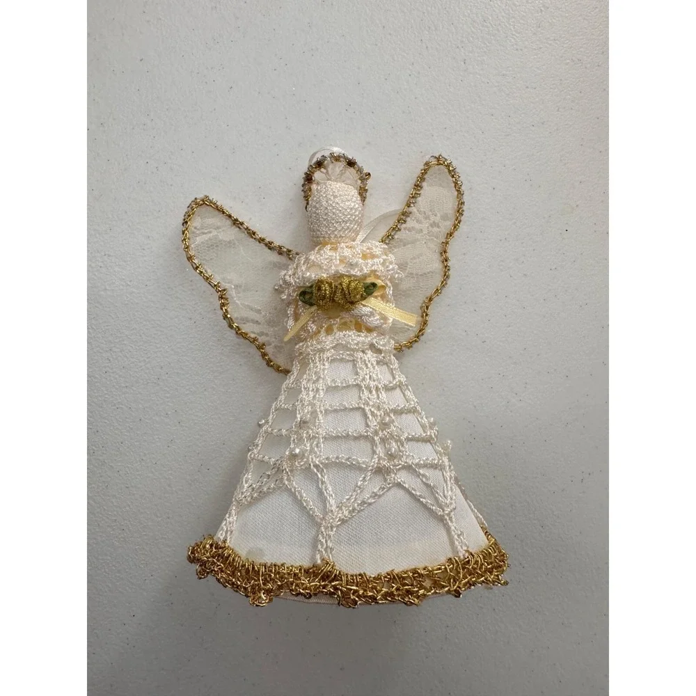 Christmas Ornament Set: Angel Snowman‎ & Cherub Ball Ornaments Gift Box Disney